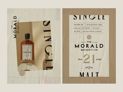 Whiskey Branding and Packaging Design / The Morald Whiskey Co. 3d alcohol bottle design distillery gin graphic desigm label malt packaging premıum rum scotch snake spirit spirits typography vintage vodka whiskey